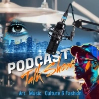 Orange Maximalist Simple  Instagram Post template