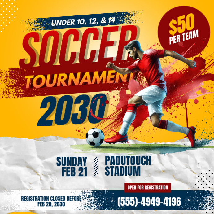 244+ Free Soccer Tournament Digital Display (169) Templates PosterMyWall