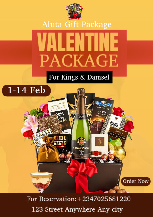 Valentine's Gift Packages Template | PosterMyWall
