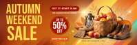 Naranja Autumn Sale Twitter Banner Template