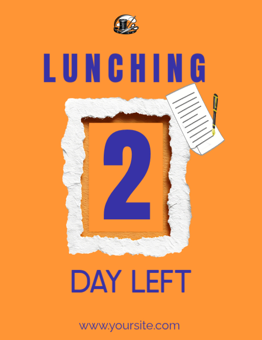 Orange Countdown Event Flyers Template | PosterMyWall