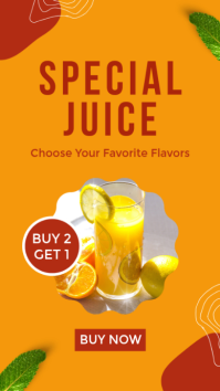 Naranja Juice Promotion Instagram Story Template