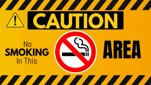 Orange No Smoking Area YouTube Thumbnail Video YouTube-Miniaturansicht template