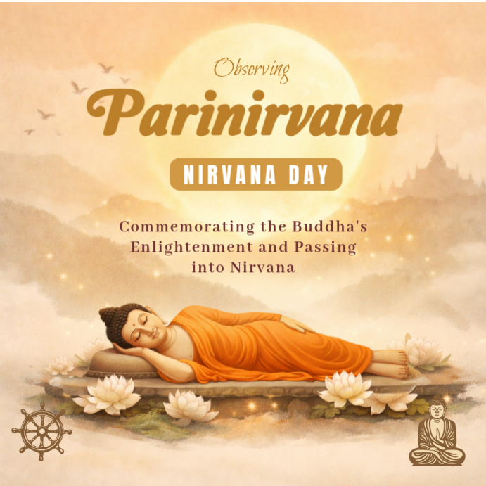 Orange Parinirvana Day Instagram Post Template PosterMyWall