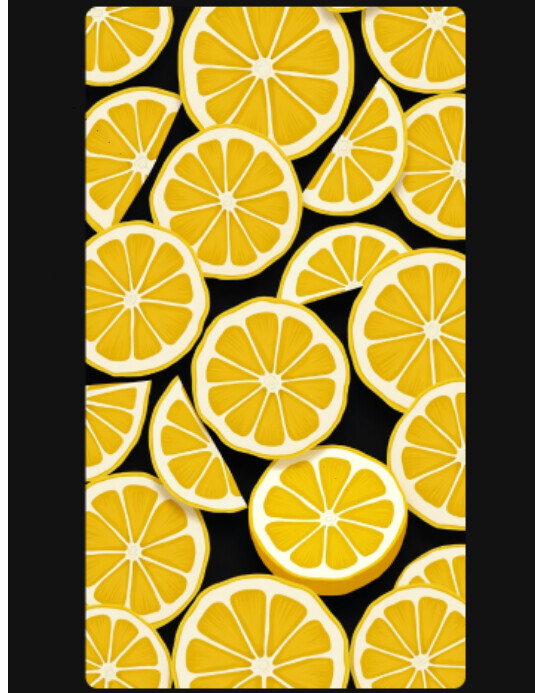 Orange print abstract design 传单(美国信函) template