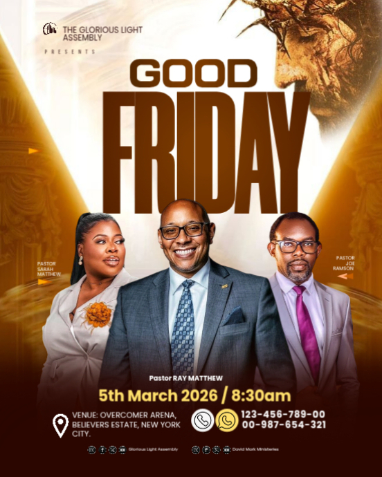 Good Friday Event Template | PosterMyWall
