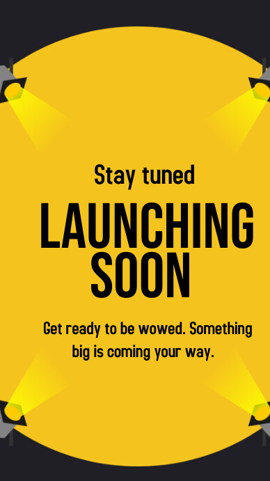 Orange Professional Launching Soon Notice In Modelo | PosterMyWall