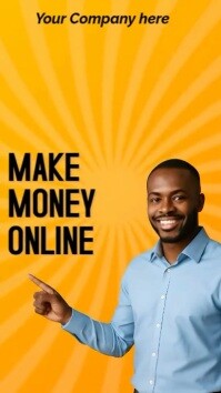 Orange Online Business Promotion Youtube Short Template