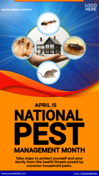 Professional Pest Management Awareness Instagram Story template