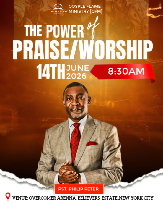 Praise And Worship Event Template | PosterMyWall