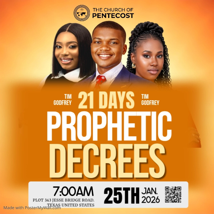 Copy of Orange Professional Prophetic Event Announcement Instagram Post ...