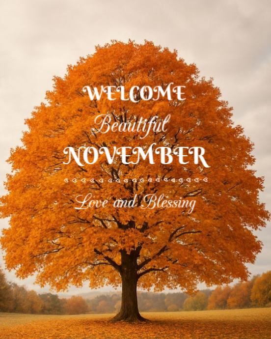 November Welcome Template | PosterMyWall