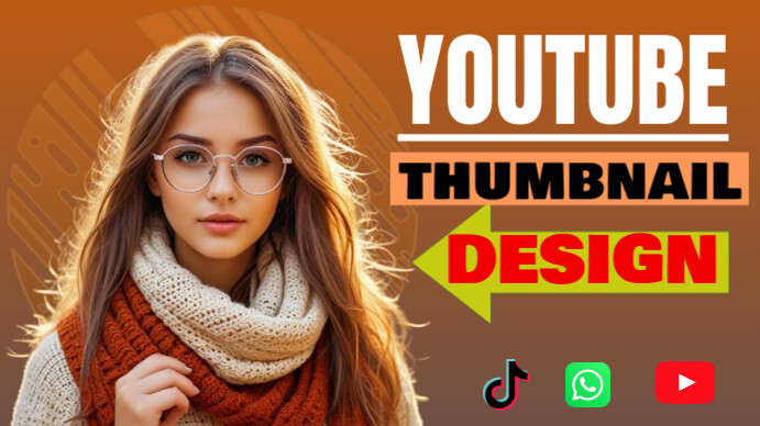 Copy of Orange Professional Youtube Thumbnail | PosterMyWall