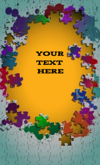 Orange Puzzle Theme US Legal Template