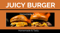 Orange Restaurant & Street Food Youtube Thumbnail | Bold Template For Food Review Channels Digital D