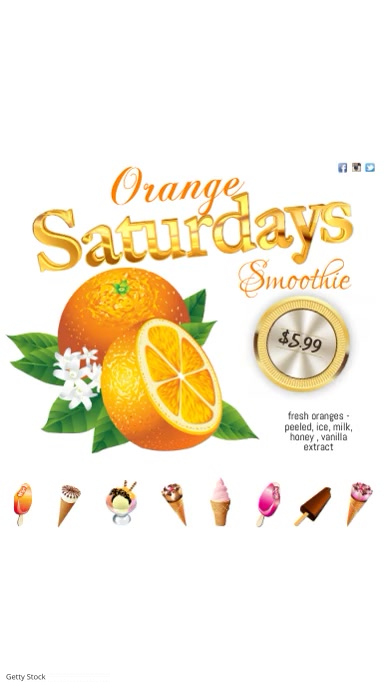Orange Saturdays Video Ecrã digital (9:16) template
