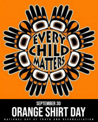 Orange Shirt Day Poster Template Instagram Portrait