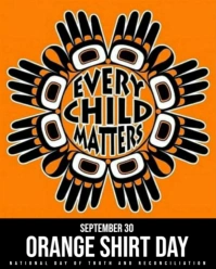 Orange Shirt Day Poster Template Instagram Portrait