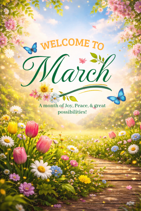 Welcome Spring R Poster Orange Spring Welcome Poster Template | PosterMyWall
