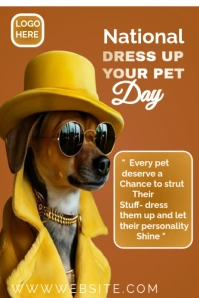 Orange Typographic Brown  Pinterest Graphic template