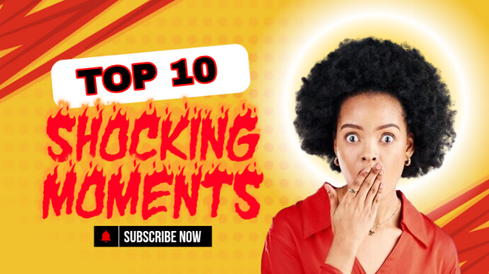 Orange Typographic Yellow And Red Bright And Playful Youtube Thumbnail ...