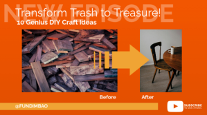 Orange Vibrant Modern & Minimal DIY Craft Tip template