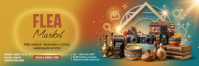 Orange Flea Market Tajuk Twitter Template