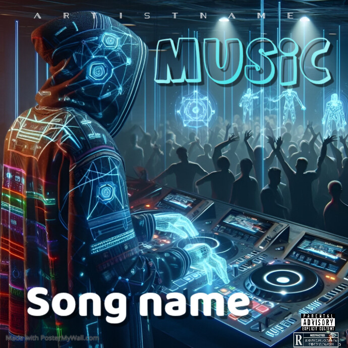 Orange Vintage Pop Music Album Cover Template | PosterMyWall