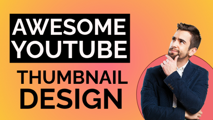 Orange Youtube Thumbnail Template | PosterMyWall