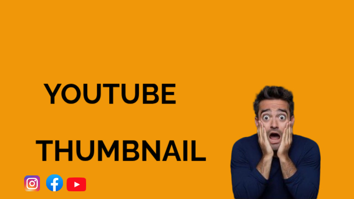 Orange YouTube Thumbnail YouTube Thumbnail Template | PosterMyWall