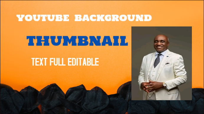 Orange YouTube Thumbnail YouTube Thumbnail Template | PosterMyWall