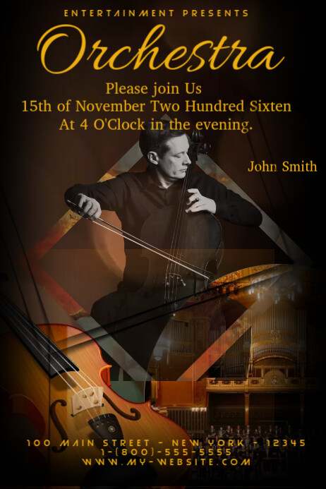 Orchestra Template | PosterMyWall