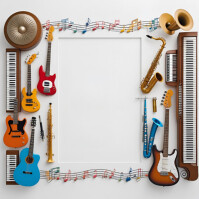 orchestra performance banner Instagram Post template
