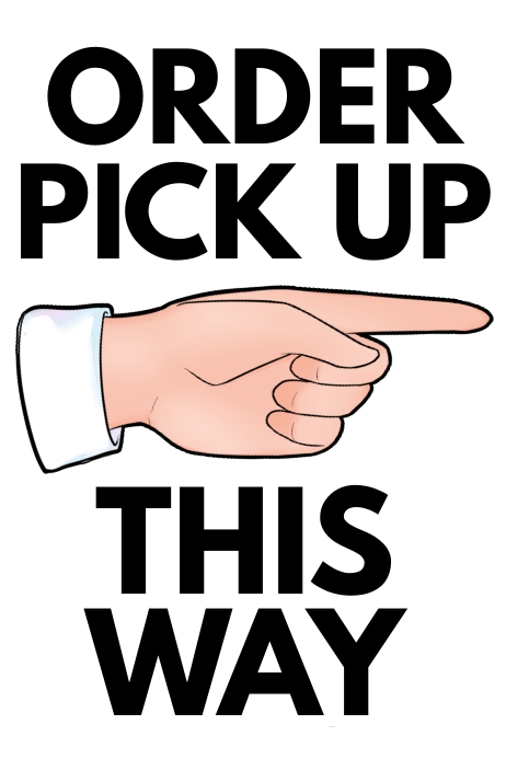 Order Collection Point Poster Template | PosterMyWall