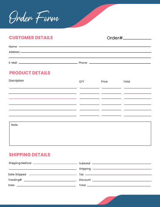 Order Design For Copy Copy of Order From template | PosterMyWall