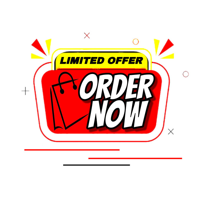Order Now Examples Order Now Sign white Square Template | PosterMyWall