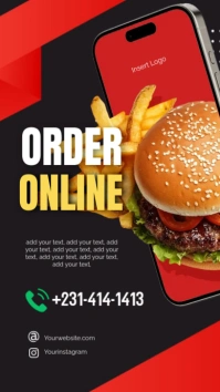Order Online IG Story template