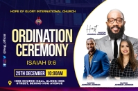 Ordination Service Template | PosterMyWall