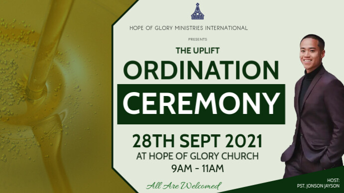 Ordination Service Program Template