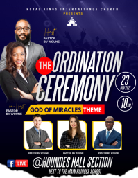 Ordination ceremony Template | PosterMyWall