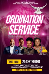 130+ ordination Customizable Design Templates | PosterMyWall