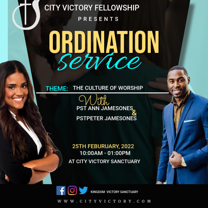 Ordination Service Program Template