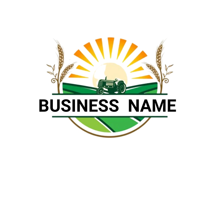 organic crop logo, agriculture farm logo,Wild Template | PosterMyWall