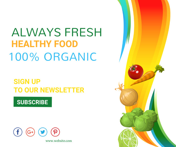 Organic food,Cooking classes,restaurant Large Rectangle template