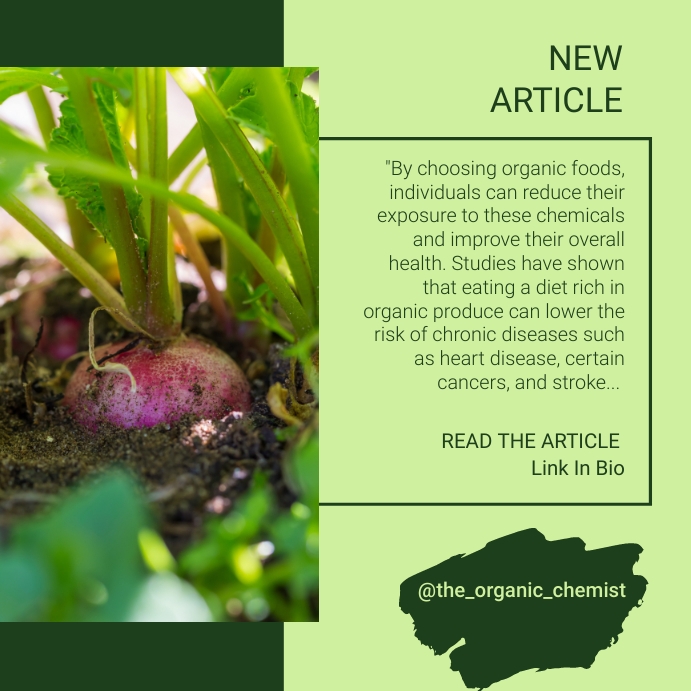 ORGANIC PAGE NEW ARTICLE POST Template | PosterMyWall