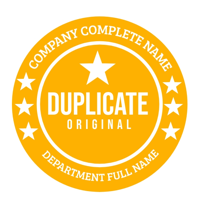 Original Copy Stamp , copy ,  document ,  ori Logo template
