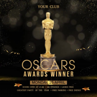 Oscar Awards Instagram Post template