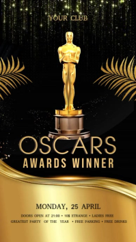Oscar Awards Instagram na Kuwento template