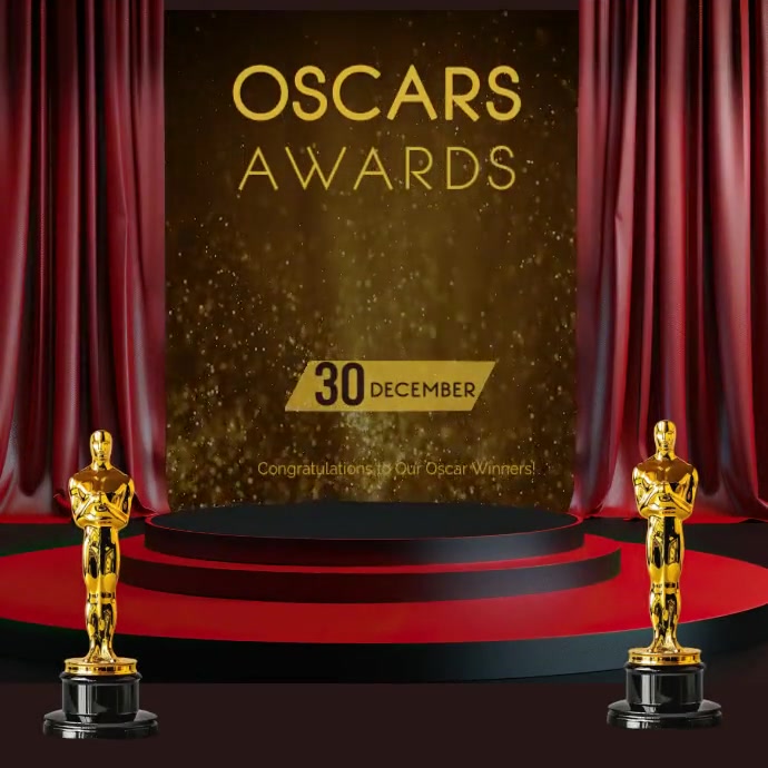 Plantilla de Oscar awards | PosterMyWall