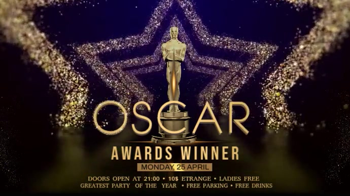 Oscar Awards Umbukiso Wedijithali (16:9) template